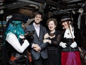 Photo courtesy of Ade Hunter / MMU: Festival co-ordinators Dr. Xavier Reyes and Dr. Linnie Blake